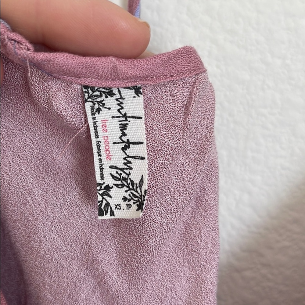 Free People All Mixed Up Slip Dress - Picture 8 of 9
